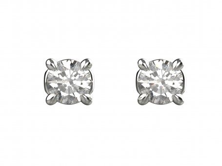 Boucles d'oreilles Beaucoup - B_004_Ag_S - Argent - Saphir