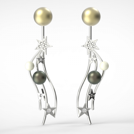 Boucles d'oreilles Mirage - B_074