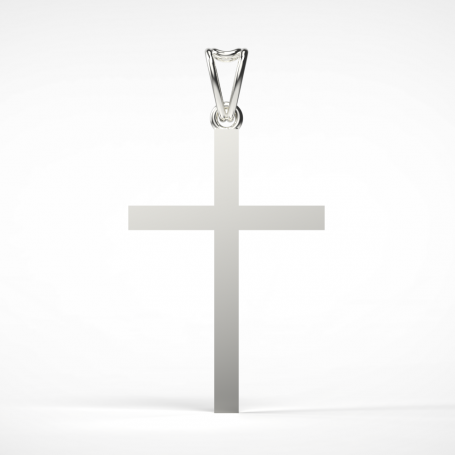 Pendentif Croix Sacrée - B_086_Ag - Argent