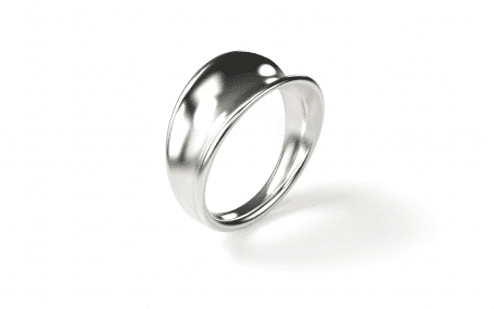 Bague Concave - B_163_Ag - Argent